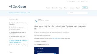 How to modify the URL path of your GpsGate login page on IIS ...