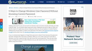 5 Ways to Change Windows User Password Without Knowing Current ...