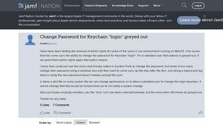 Change Password for Keychain 
