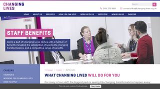 Staff Benefits - Changing Lives