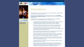 JDT Technologies - ChannelAdvisor API Integration Partner