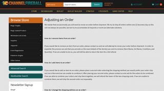 Adjusting an Order - ChannelFireball.com