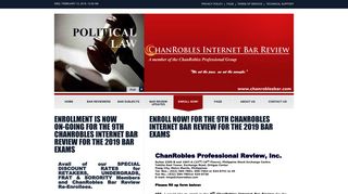 to LOG-IN to ChanRobles Internet Bar Review