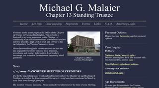 Michael G. Malaier, Chapter 13 Trustee - Home