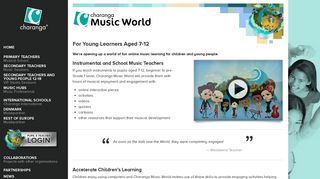 For Young Learners Ages 7-12: Music World - - Charanga