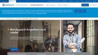 Barclaycard Anywhere card reader | Barclaycard Business