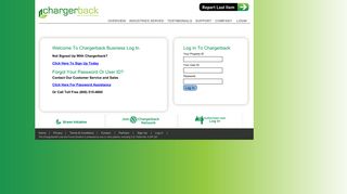 Log In To Chargerback Lost and Found Solution