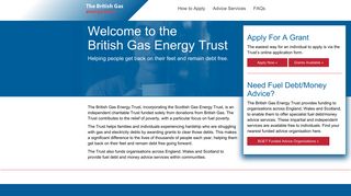 British Gas Energy Trust: Home Page