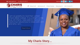 User account | Charis Uganda - Exams Portal
