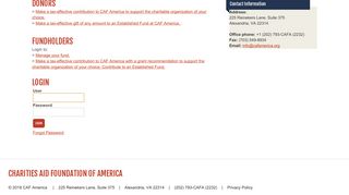 Charities Aid Foundation of America