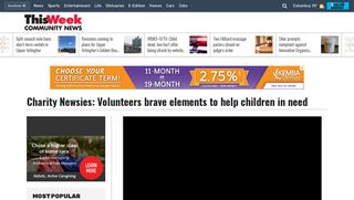 Charity Newsies: Volunteers brave elements to help children in need