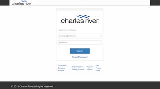 Charles River: Welcome
