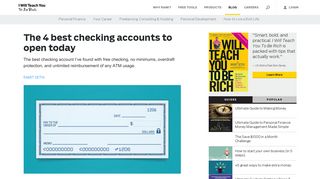 The 4 best checking accounts to open today