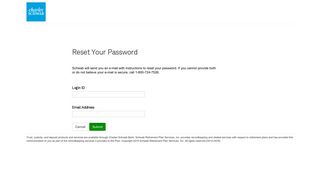 Reset Your Password - Charles Schwab