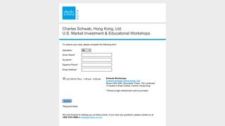 Charles Schwab, Hong Kong, Ltd. - Schwabtoday