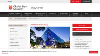 Charles Sturt University - CSU Study Centres - Sydney, Melbourne ...