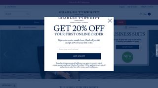 Charles Tyrwhitt for Men's Dress Shirts, Suits, Ties, Shoes & Accessories
