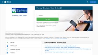 Charleston Water System: Login, Bill Pay, Customer Service and ...