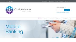Mobile Banking | Charlotte Metro Federal Credit Union