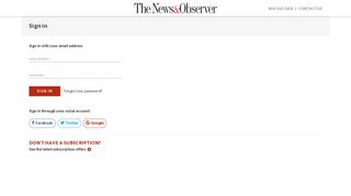 e-Edition - News & Observer