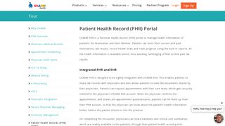 Patient Health Record, PHR, Patient Portal, Personal Health Monitor