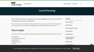 Council housing - Charnwood Borough Council