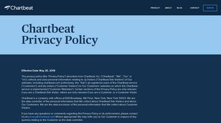 Chartbeat | Privacy Policy