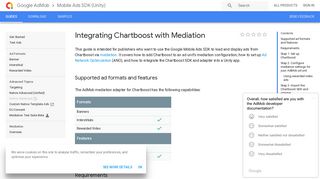 Integrating Chartboost with Mediation | Unity | Google Developers