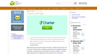 How do I login at Charter email? - WebDevelopersNotes