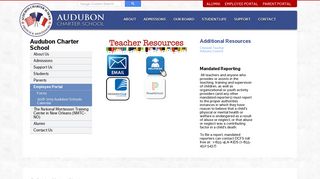 Employee Portal - Audubon Charter