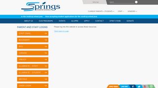 User Login - Springs Charter Schools