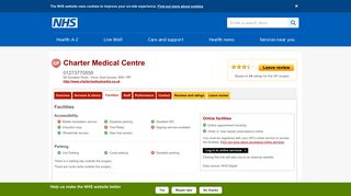 Facilities - Charter Medical Centre - NHS