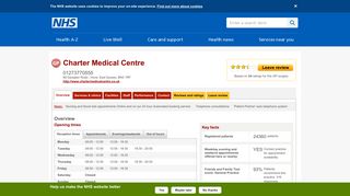 Overview - Charter Medical Centre - NHS