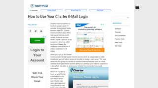 How to Use Your Charter E-Mail Login - The Tech-FAQ