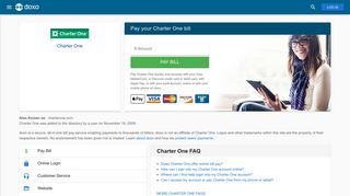 Charter One: Login, Bill Pay, Customer Service and Care Sign-In - Doxo