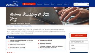 CharterBank | Online Banking and Bill Pay | Manage Your Accounts