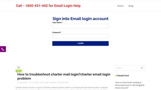 How to troubleshoot charter mail login?charter email login problem