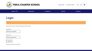 Login - Viera Charter School