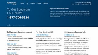 Spectrum Phone Number 1-855-855-4575 & Contact Info - Cable TV