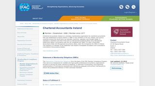 Chartered Accountants Ireland | IFAC