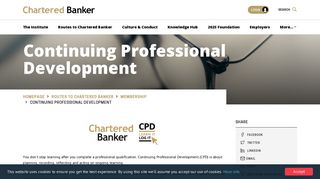 CBI | Continuing Professional Development - Chartered Banker ...