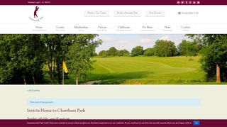 Invicta Home to Chartham Park - Sweetwoods Park GC