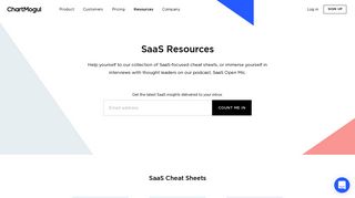 SaaS Resources | ChartMogul