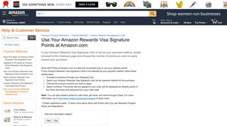Amazon.com Help: Use Your Amazon Rewards Visa Signature Points ...