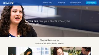 Chase Careers | Apply at Chase | Employee Resources | Careers at ...
