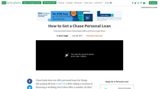 How to Get a Chase Personal Loan | GOBankingRates