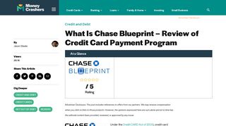 What Is Chase Blueprint - Review of Credit Card Payment Program