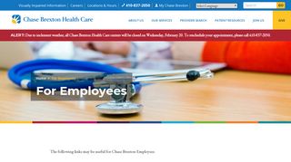 For Employees | Chase Brexton Health Care