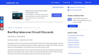 Best Buy takes over Circuit City cards - Credit Cards