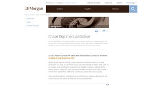 Chase Commercial Online | J.P. Morgan